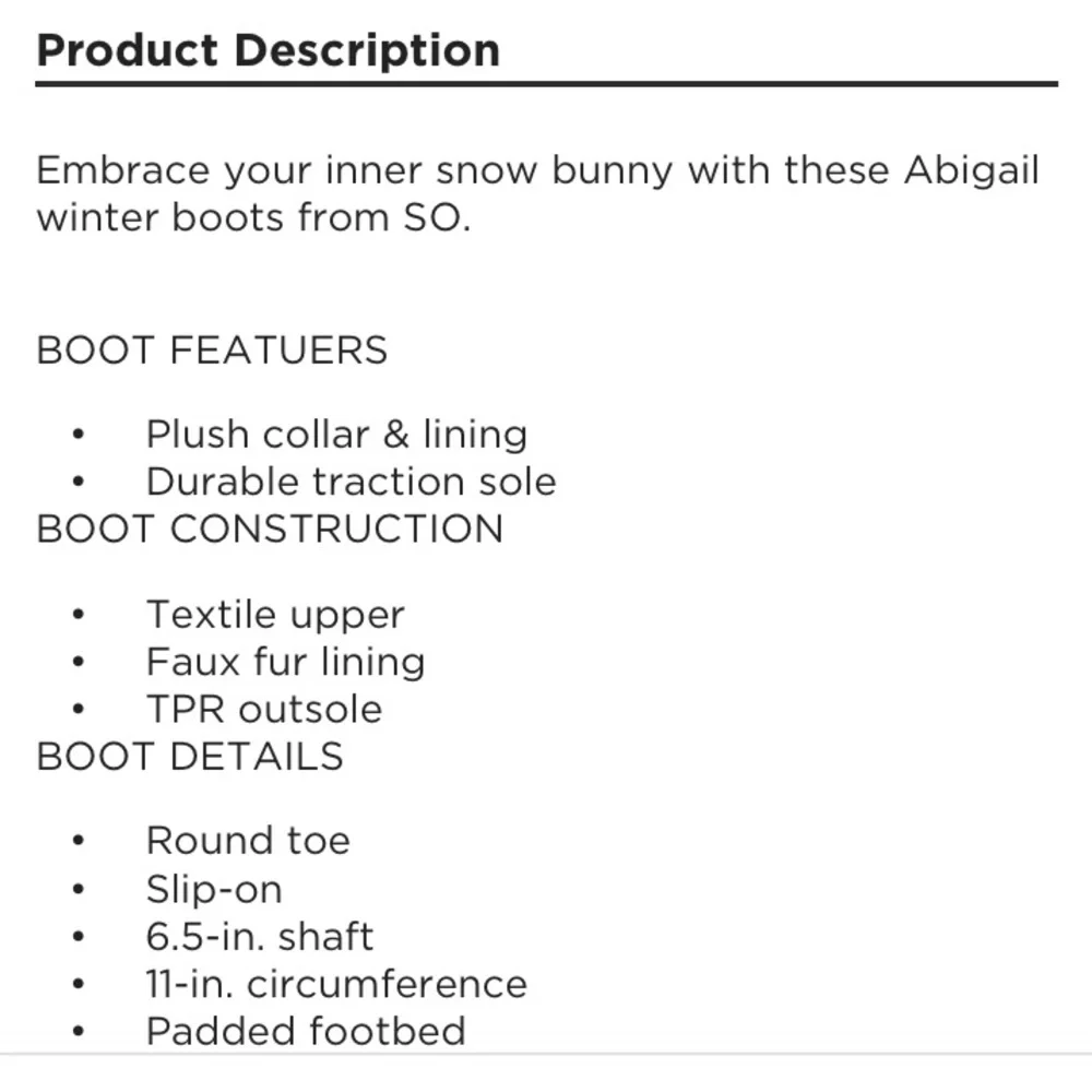 SO Abigail faux fur women’s boots - Picture 7 of 7